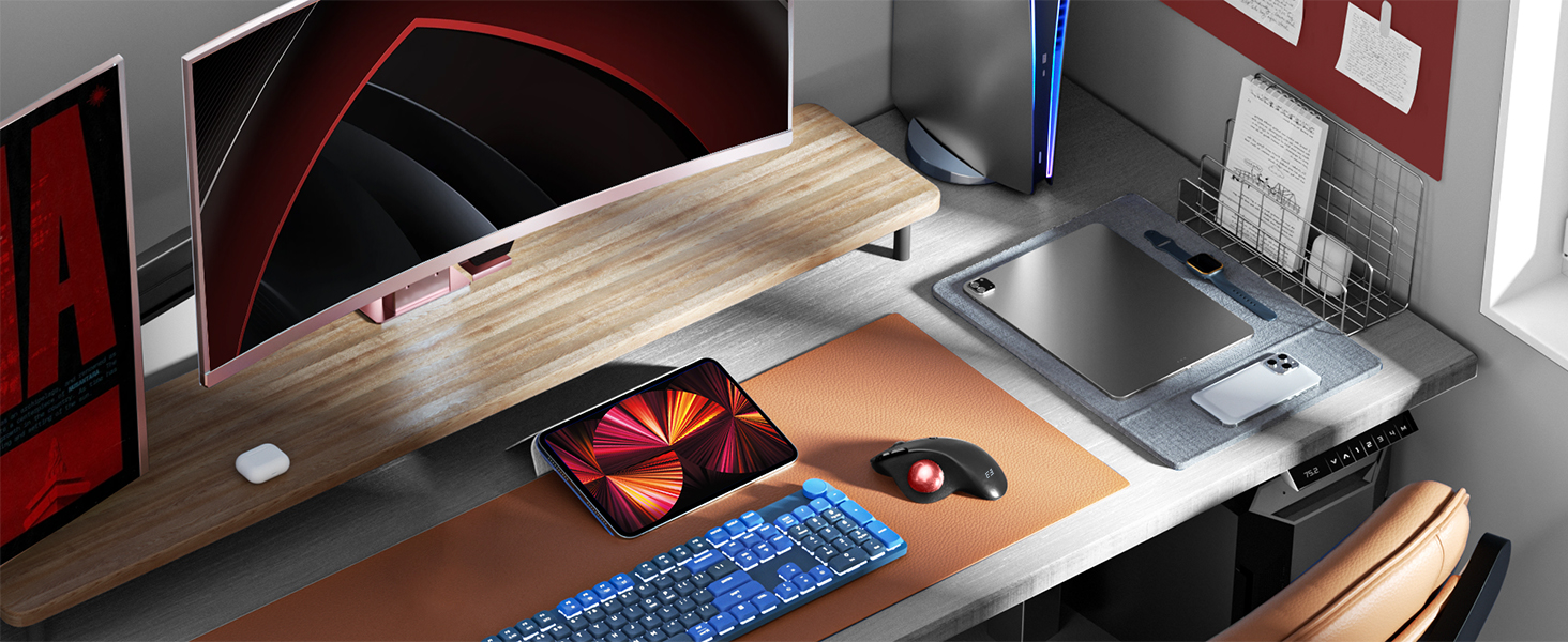 trackball mouse with red ball