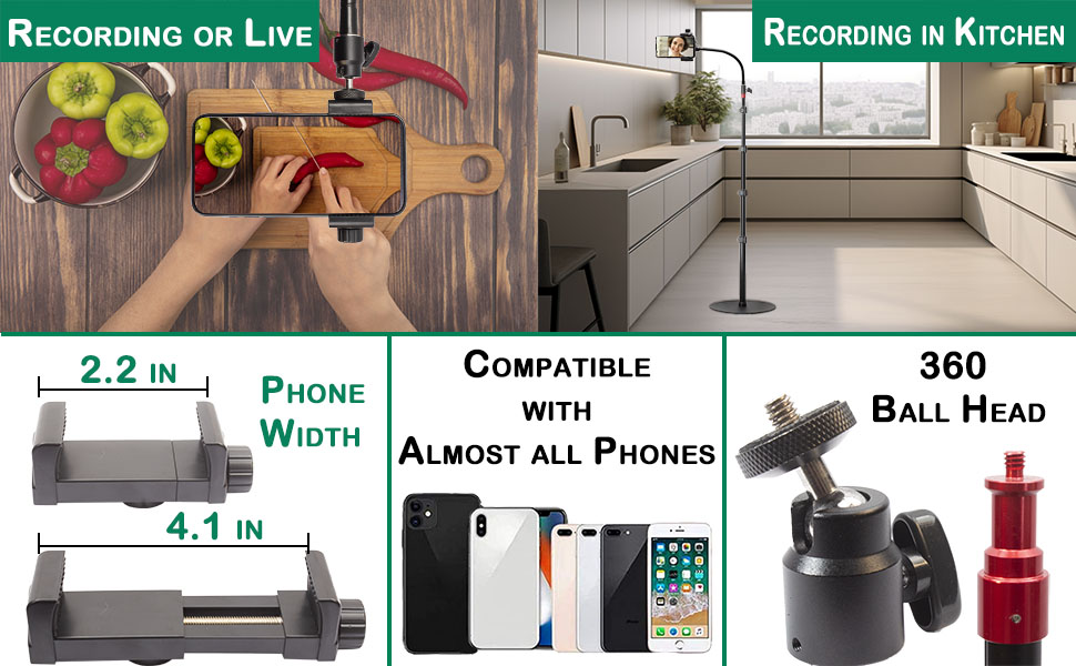 wide compatible phone stand