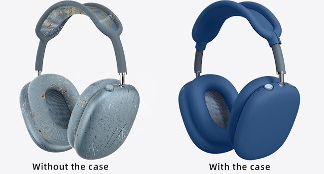 Silicone Case Cover for AirPods Max Headphones