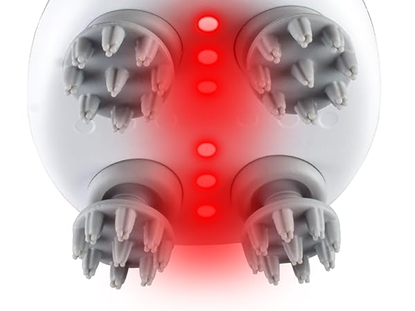 red light scalp massager,head massager hair growth