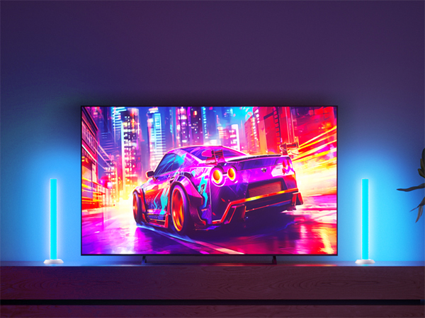 Both sides of TV