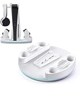 NEWDERY for P5/Slim/Pro Console Stand, with Dual Charging Station for P5 Controllers, Adjustable ...