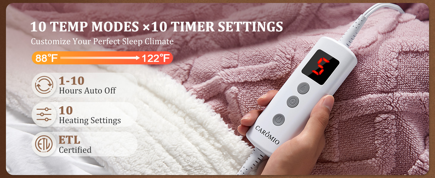 Heated Electric Blanket Heating throw