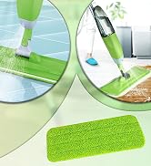 ARSUK Spray Mop Refill Pads Microfiber Replacement Heads Premium Wet/Dry Flat Mop Floor Cleaning ...