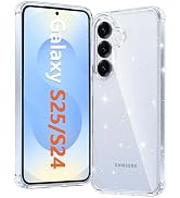FNTCASE for Samsung Galaxy S25 Case: for Samsung-S24 Bling Sparkle Clear Military Grade Drop Prot...