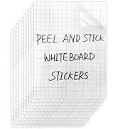 Clear Dry Erase Board Paper-Whiteboard for Fridge-Clear Contact Paper Sheets for Wall-Adhesive Dr...