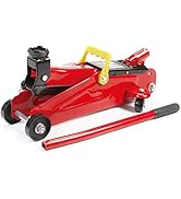 BIG RED T82002-BR Torin Hydraulic Trolley Service/Floor Jack, 2 Ton (4,000 lb) Capacity, Red