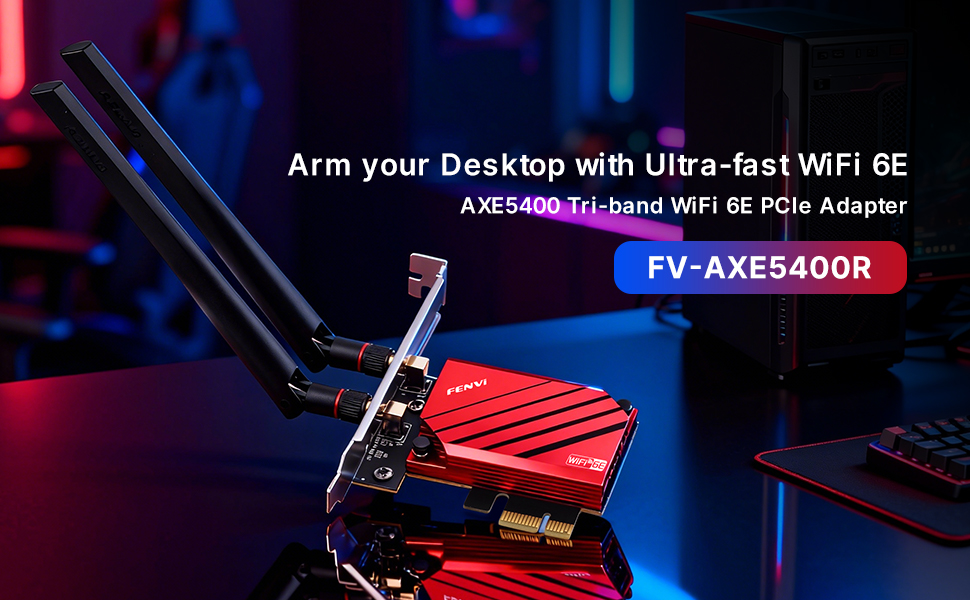 AX5400 WiFi 6E PCIe Card