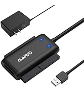 External Hard Drive Reader for 2.5 3.5 inch IDE SATA HDD/SSD, SATA IDE to USB 3.0 Adapter HDD Rea...