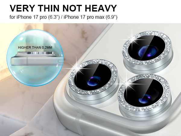 iPhone 17 pro lens protector