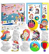 KODATEK 62 Pieces Unicorn Painting Kit, Arts and Crafts for Kids Ages 4-8, Unicorn Toys DIY Creat...