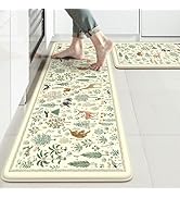 KIMODE Anti Fatigue Kitchen Mats for Floor Non Slip,Farmhouse Animal Forest Kitchen Rugs Sets of ...