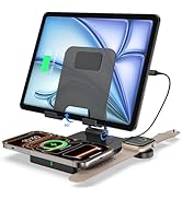 Charging Station for Apple Multiple Devices, Wireless Charger 3 in 1 for iPhone 16/15/14/13/12 Se...