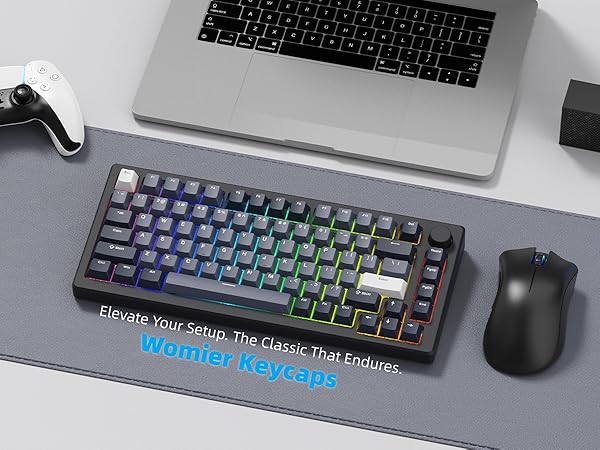 Womier Keyboard Keycaps - PBT Keycaps for Mechanical Keyboard Cherry Profile Key caps