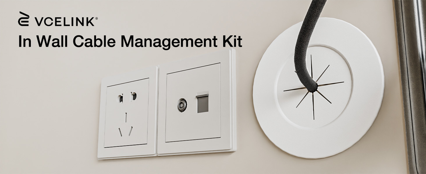 in wall cable management kit