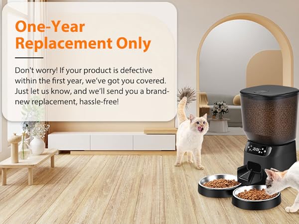 automatic cat feeder for 2 cats