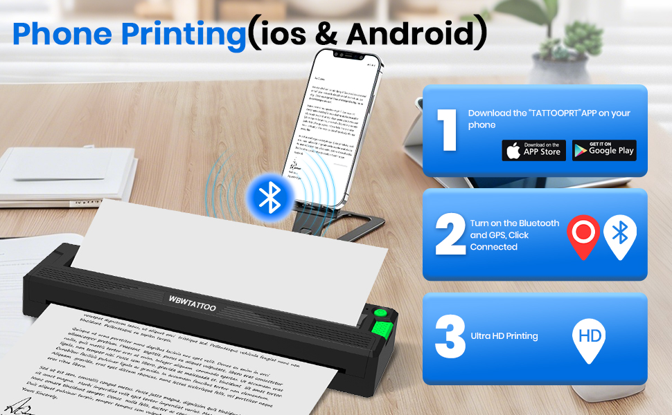 Portable Printers Wireless for Travel