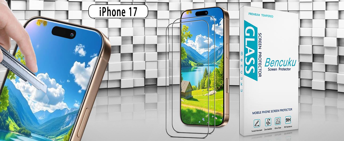 iphone 17 screen protector tempered glass