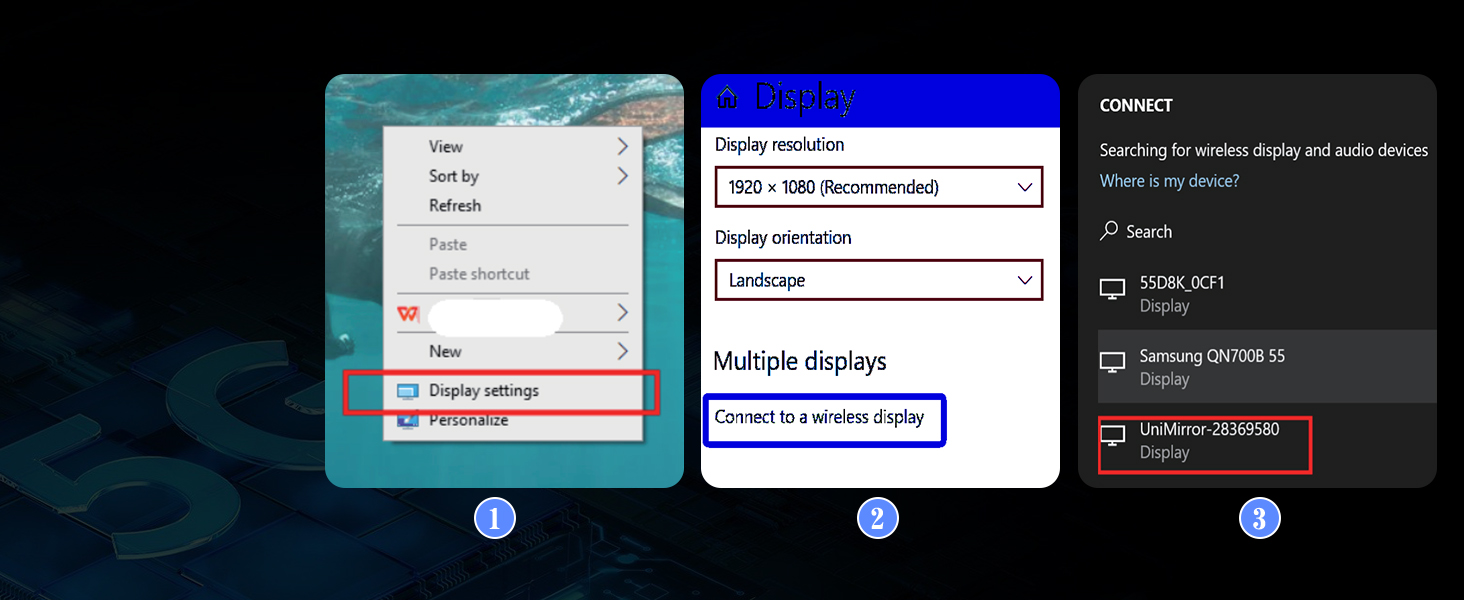 2 in 1 Wireless HDMI Transmitter and Receiver