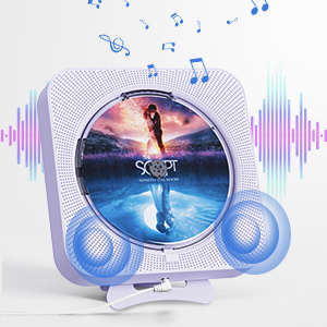 CD player with speaker