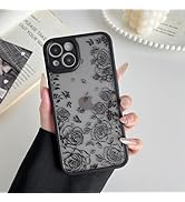 XIZYO for iPhone 13 Case, Floral Rose Flower Cute Phone Case for Women Girls Aesthetic Pattern Pr...