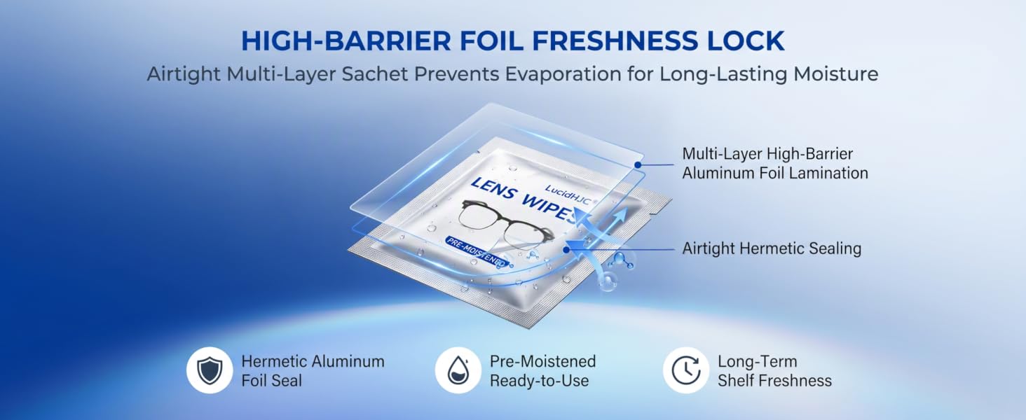High-barrier foil freshness lock