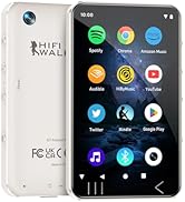 HIFI WALKER G7 Android 13 MP3 Player with Bluetooth &amp; WiFi, 3GB RAM, 144GB Total Storage, 4” Touc...