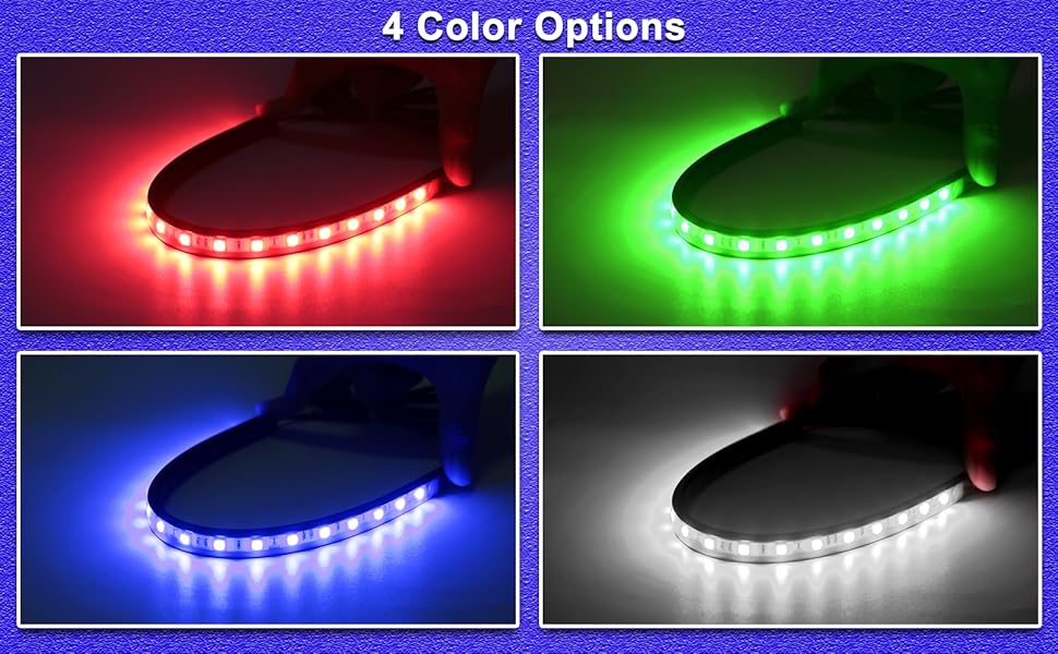 4 color options