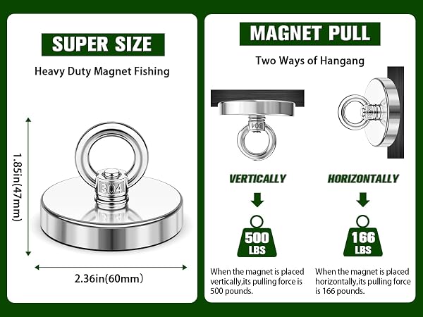 3500 lb magnet magnet fishing magnet only