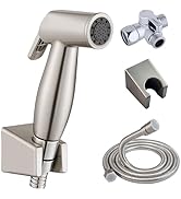Eurolife Handheld Toilet Bidet Sprayer with Lockable Push Button, Bidet Hose for Feminine Wash, C...