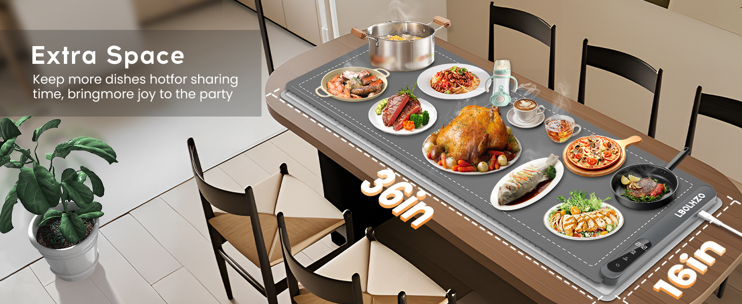 warming mat for food