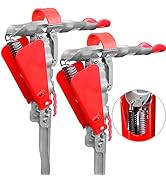 Automatic Spring Fishing Rod Holder 2 Pack - Stainless Steel for Ground Support Brackets, Adjusta...