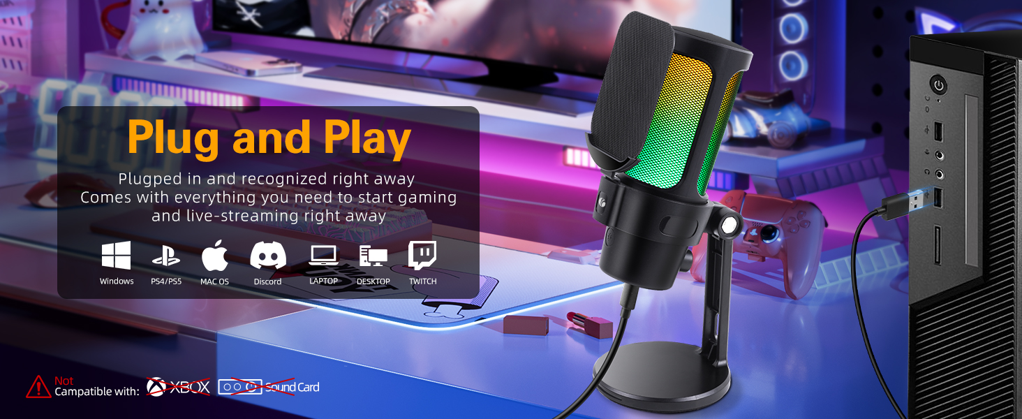 Gaming USB Microphone