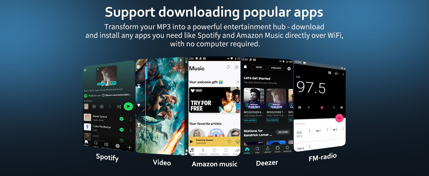 Support downloading popular apps