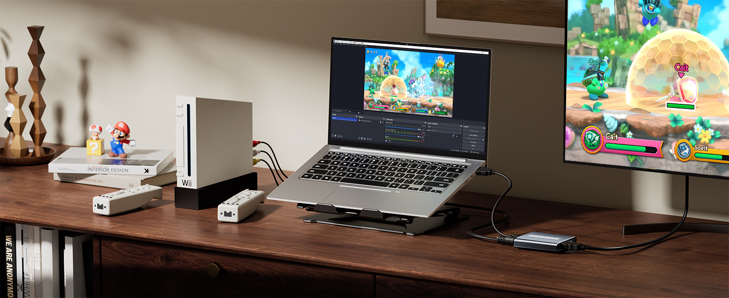 VHS to Digital Capture Card – USB Video Capture Card with HDMI Loop Out