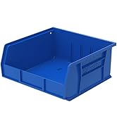 Akro-Mils 30235 AkroBins Plastic Storage Bin Hanging Stacking Containers, (11-Inch x 11-Inch x 5-...
