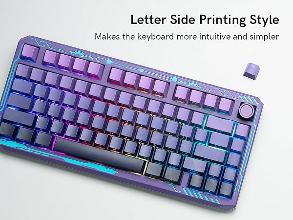 This keyboard features a letter side - printing style, making it more intuitive and simpler to use