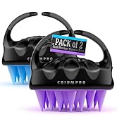 Cbiumpro 2-Pack Scalp Massager Shampoo Brush, Ultra Soft Silicone Scalp Scrubber Exfoliator Brush...
