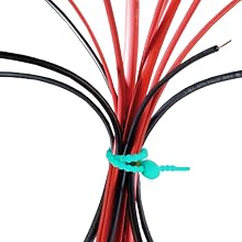 AYWFEY 21 Pieces Colorful Silicone Twist Ties