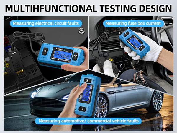Joinfworld Car Fuse Tester Automotive Circuit Fault Probe Tester Current Tester 20A 48VDC