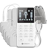 Etekcity 4-Output TENS Unit, FSA HSA Store Eligible, Muscle Stimulator Accessories Machine, Neck ...