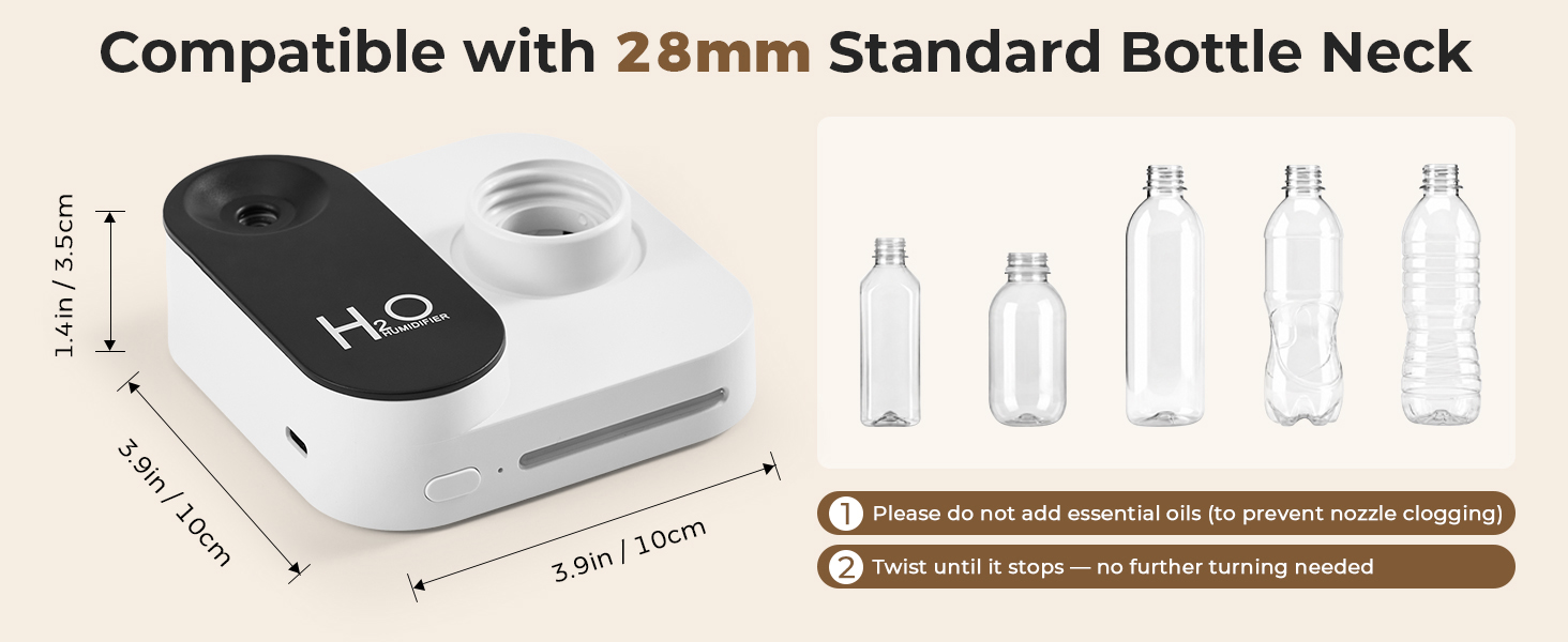 Compatible with 28mm Standard Bottle Neck