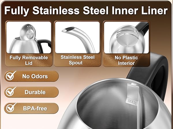 Fully Stainless Steel Inner Liner