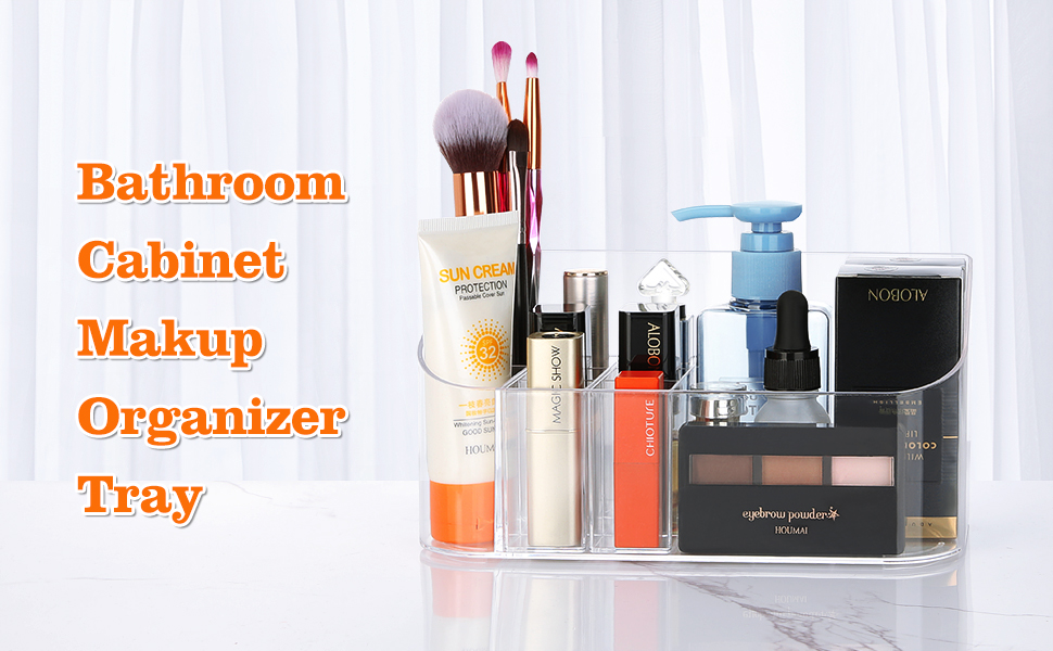 Clear Makeup Tray Holder 1