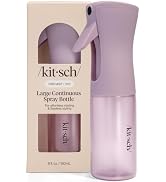 Kitsch Continuous Spray Bottle for Hair – Soft Violet, 180ml | Fine Mister Spray Bottle &amp; Water S...