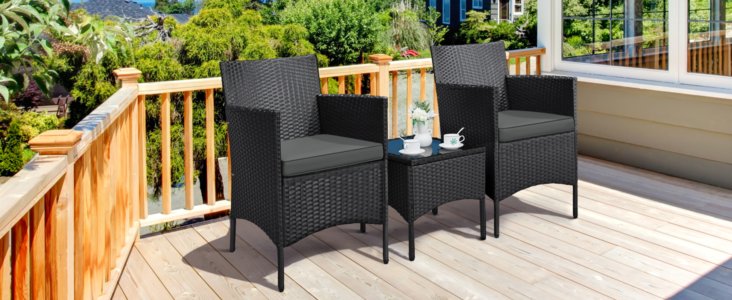  3-Piece Patio Furniture Set