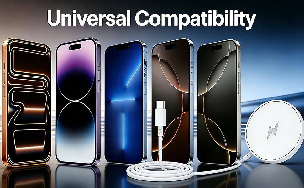 Wireless Charger for iPhone 17 16 15 14