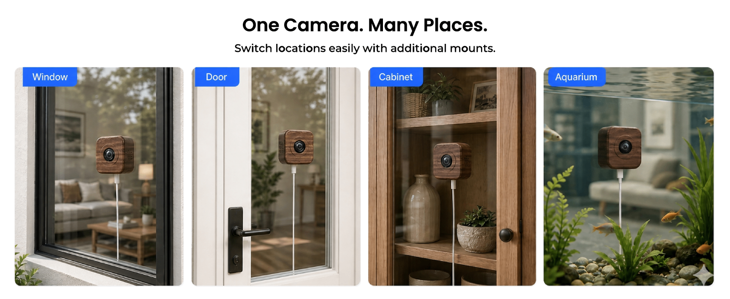 One Camera. Many Places.