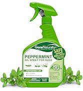 GoneNaturally Peppermint Oil Spray for Bugs– Insect Repellent &amp; Bug Spray for Home– Kills &amp; Repel...