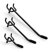 Suntree 66 Piece Heavy Duty Pegboard Hooks Set,2/4/6 Inch Organizer Kit for Garage &amp; Workshop – F...
